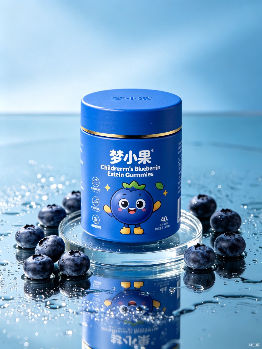 梦小果蓝莓叶黄素酯软糖